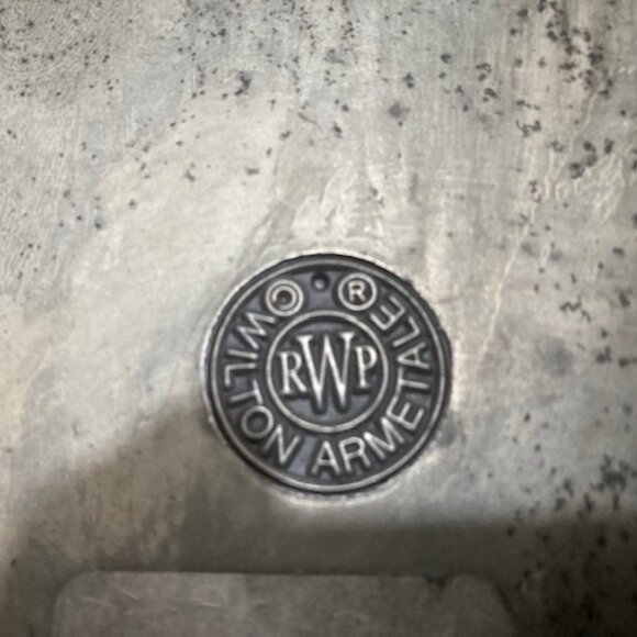 Wilton Armetale Pewtor Hors'doeuvre  2pc Tray - Picture 3 of 9